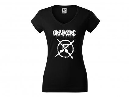 Dámské černé triko Grindcore