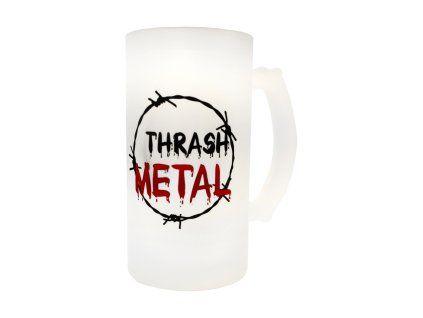 thrash metal půllitr