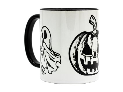 Halloween dýně a duch