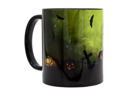 Halloween dýně a netopýři
