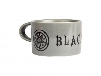 Hrnek presso Black Metal šedý
