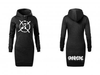 Dámská prodlouzena mikina Grindcore