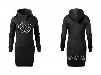 Dámská prodlouzena mikina Pentagram