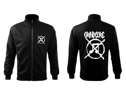 Pánská mikina Grindcore černá