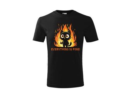 dětské triko everything is fine