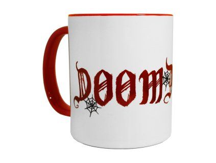 Hrnek Doom metal červený