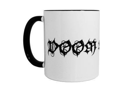Hrnek Doom metal černý