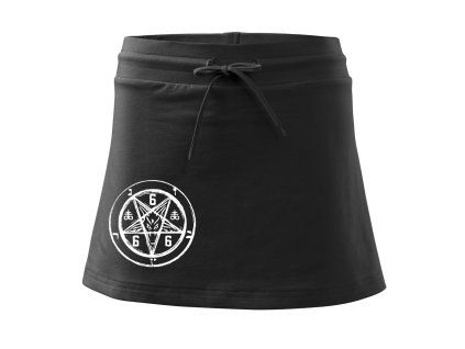 sukně pentagram černá