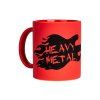 Hrnek červený Heavy metal