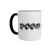 Hrnek Doom metal černý